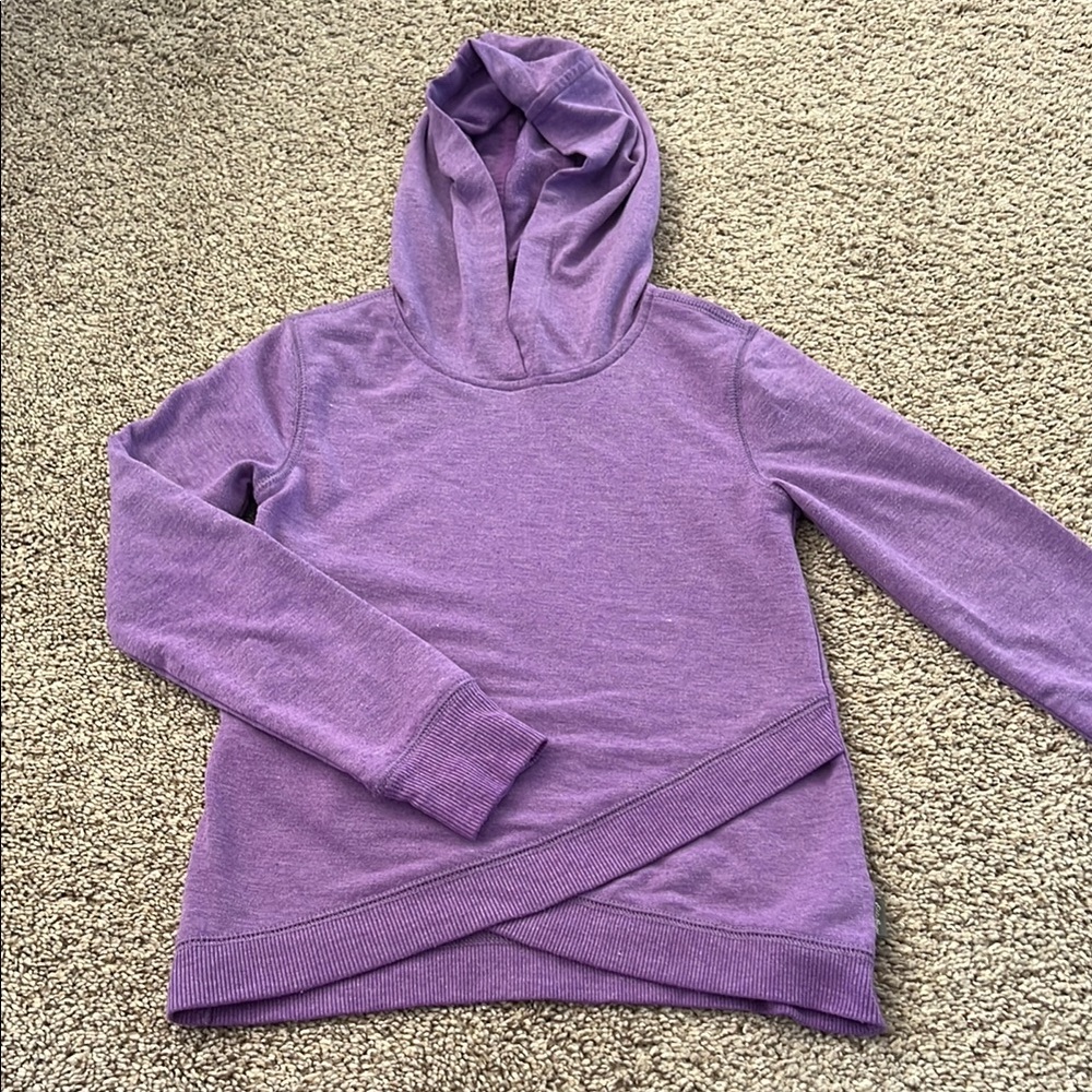 Girls Eddie Bauer Purple Hoodie Sweater